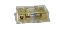 Pyramid 2 In/3 Out Fuse Wiring Panel for Car Audio System