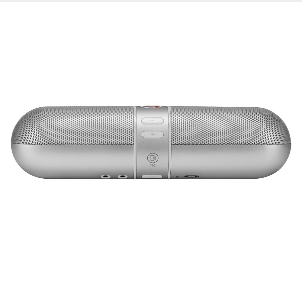 beats pill silver