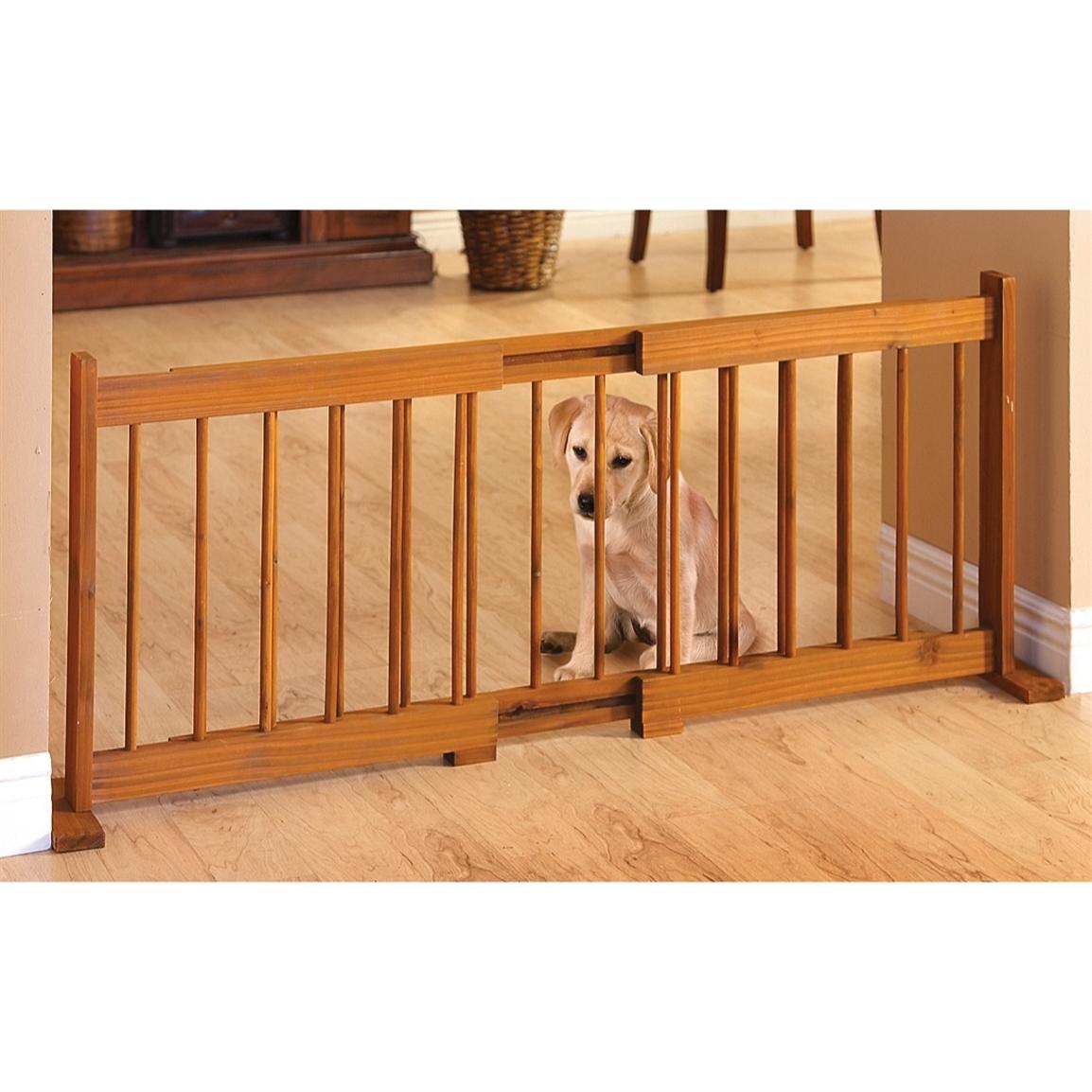 Wright Gifts Expandable Wooden Pet Gate Check Back Soon Blinq Wright Gifts Expandable Wooden Pet Gate