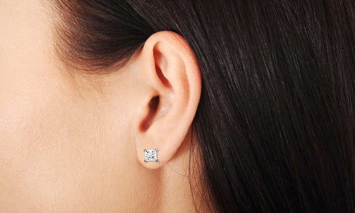 Niru Ltd 1 4 Ct Tdw Diamond 14k Gold Stud Earrings White Check Niru Ltd 1 4 Ct Tdw Diamond 14k Gold Stud Earrings White