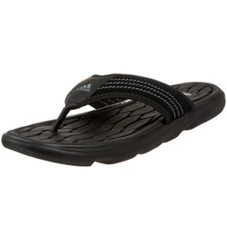 adidas black thong flip flop