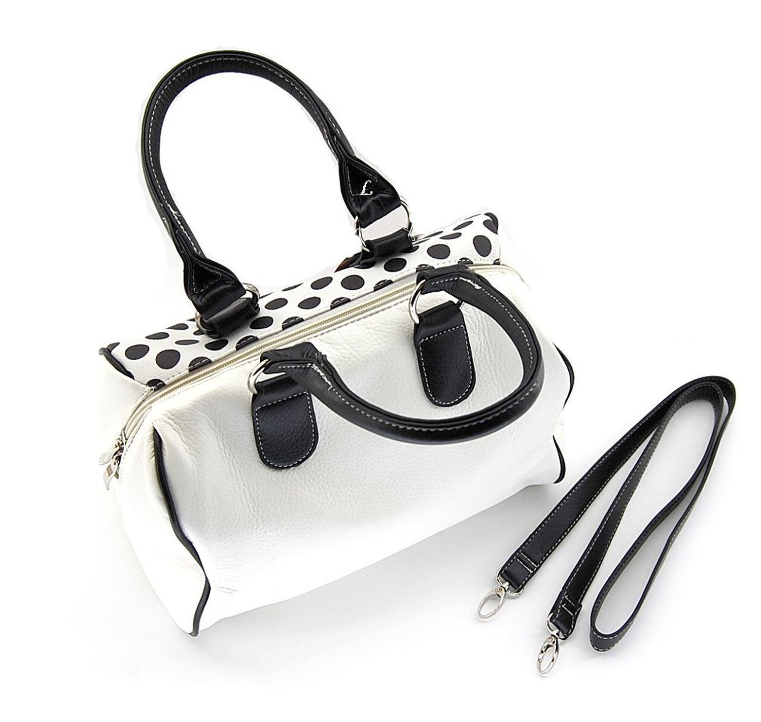 I Love Lucy Polka Dot Satchel Handbag And Wallet Set White Check I Love Lucy Polka Dot Satchel Handbag And Wallet Set White