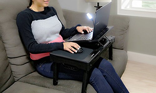 laptop table with light