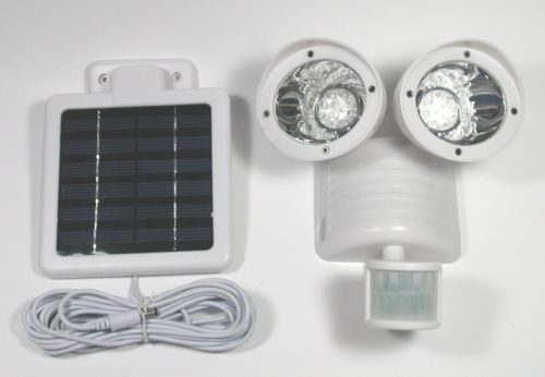 Solar Power Motion Sensor Light 22 Led Dual Head Outdoor Check Solar Power Motion Sensor Light 22 Led Dual Head Outdoor