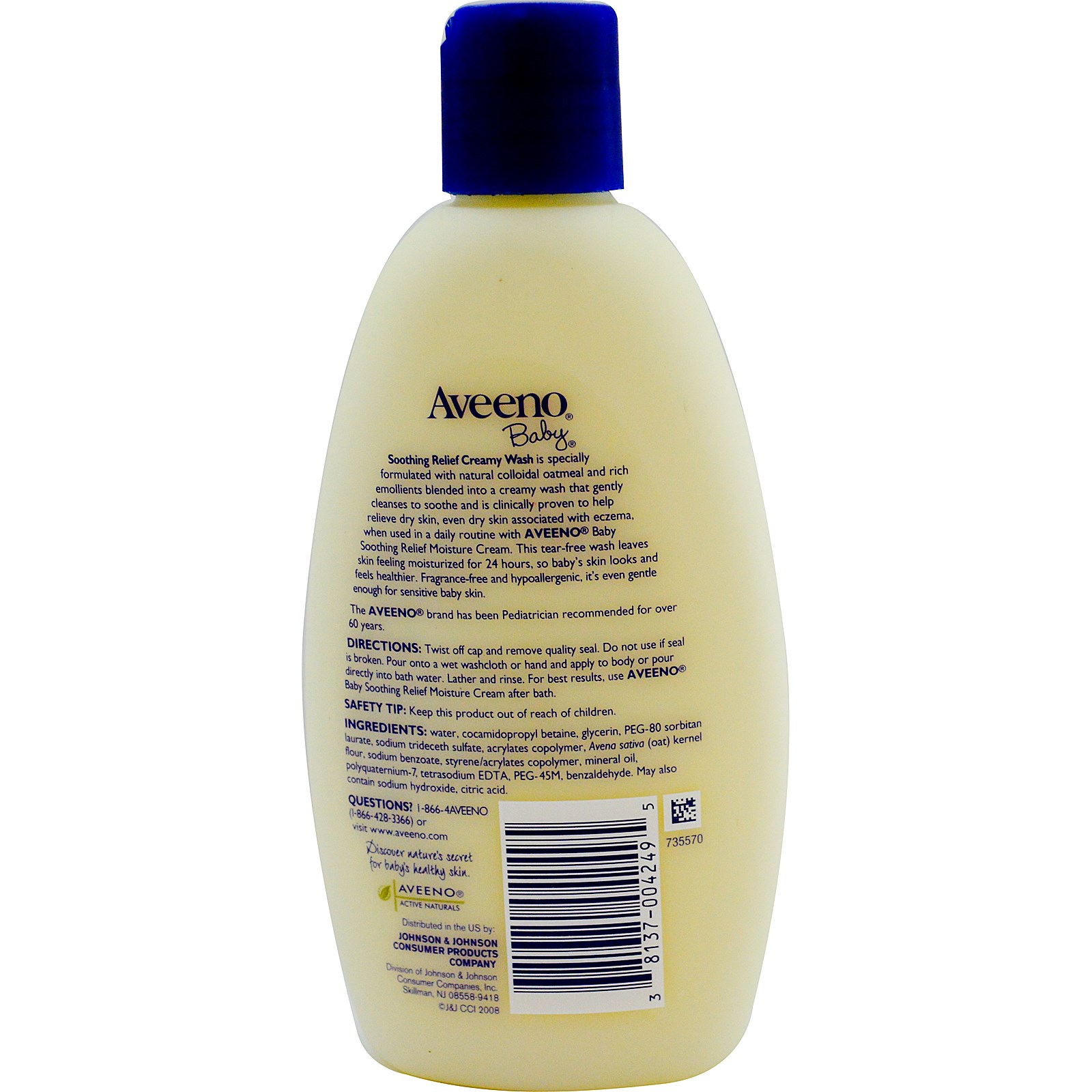 aveeno baby emollient wash