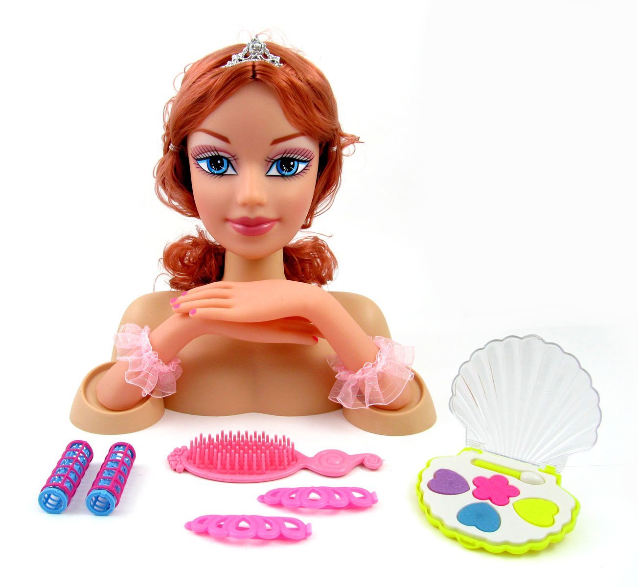 Liberty Imports Styling Head Doll W - Makeup Heads Liberty Imports Styling Head Doll W - Makeup Heads
