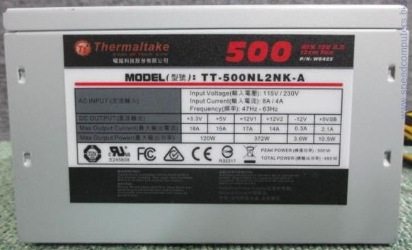 Thermaltake Tr2 500w 240 Pin Power Supply Tr 500 Check Back Soon Blinq