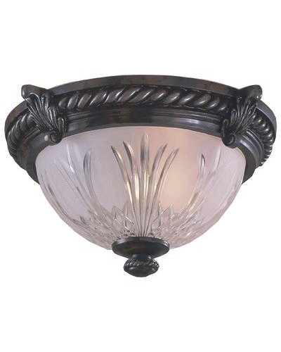 Hampton Bay Bercello Estates 2 Light Flushmount Volterra Hampton Bay Bercello Estates 2 Light Flushmount Volterra Bronze