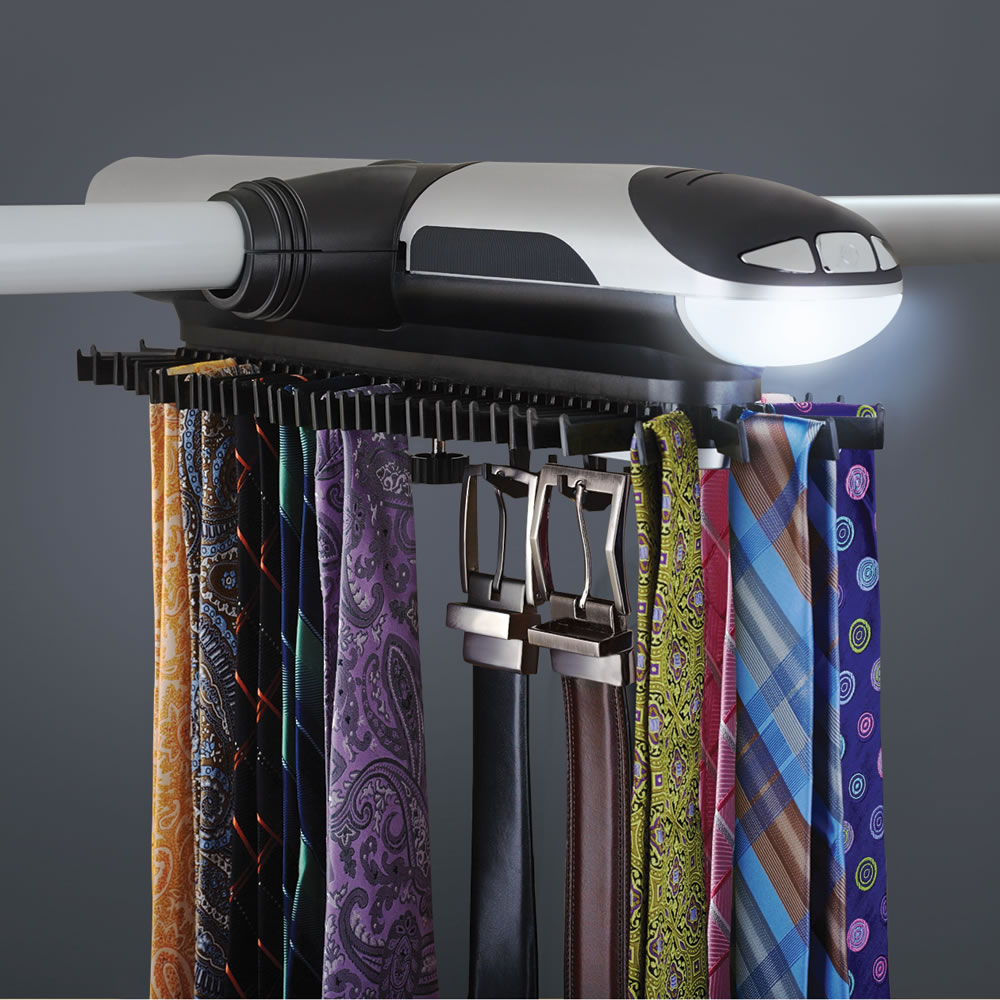 Hammacher Schlemmer The Motorized Tie Rack White Check Back Soon Hammacher Schlemmer The Motorized Tie Rack White Check Back Soon Blinq