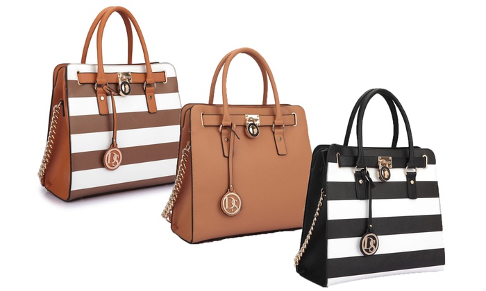 Dasein Large Mmk Tote Satchel Handbag Pink White Check Back Soon Dasein Large Mmk Tote Satchel Handbag Pink White