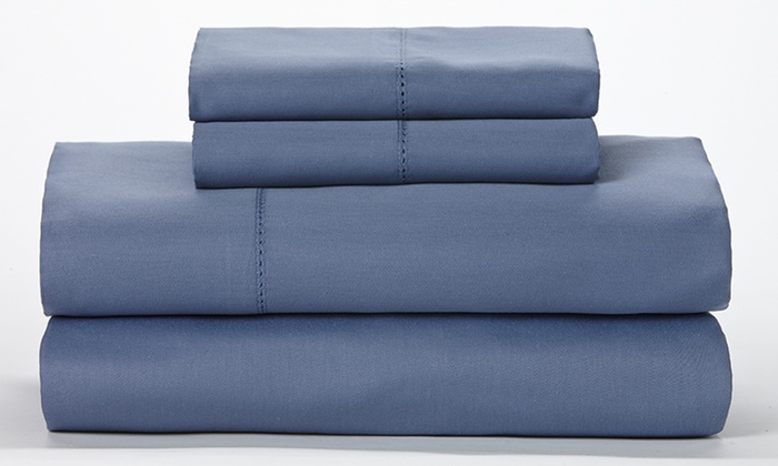 wexley home 1000tc egyptian cotton 4 piece sheet set slate size wexley home sheets