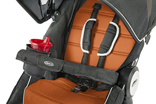 graco orange jogging stroller