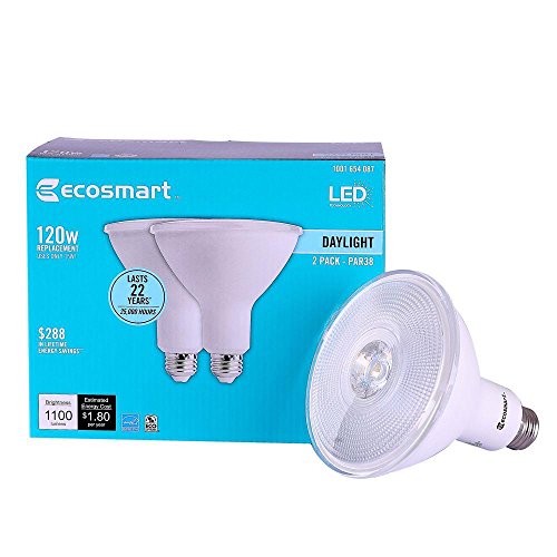 Es 120w Equivalent Day Light Par38 Dimmable Led Flood Bulb 2 Es 120w Equivalent Day Light Par38 Dimmable Led Flood Bulb 2 Pack