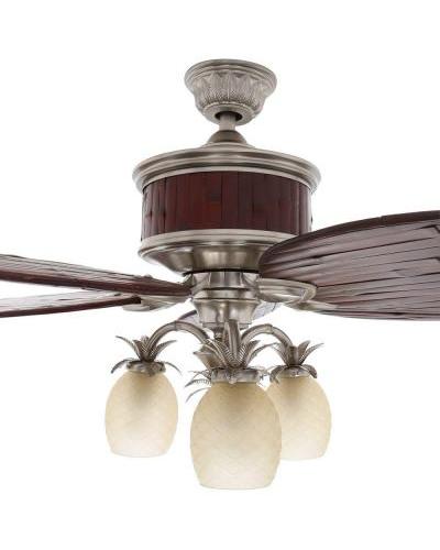 Hampton Bay Colonial Bamboo 52 Ceiling Fan Pewter Ac375 Clp