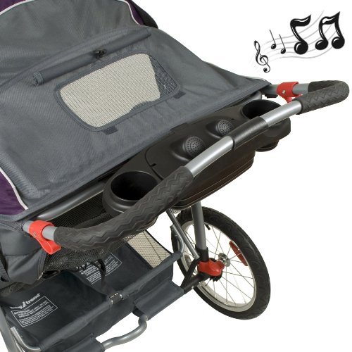 jogging stroller with speakers