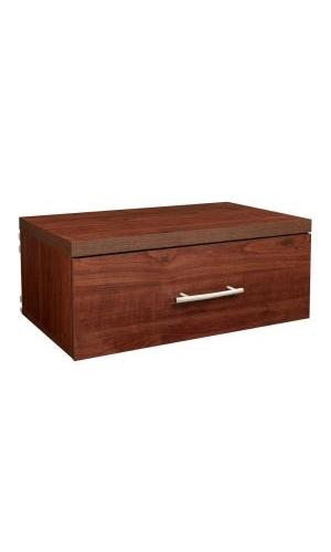 Closetmaid Elite 9 3 4 In Wood Look Drawer Storage Dark Cherry