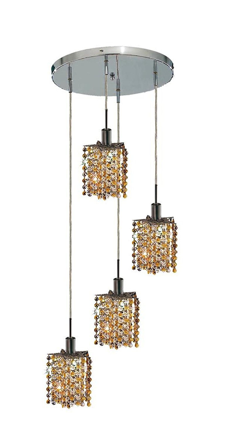 Elegant Lighting Chrome Finish Mini 4 Light 10 Chandelier Elegant Lighting Chrome Finish Mini 4 Light 10 Chandelier Bordeaux