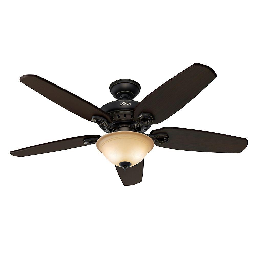 Hunter 53032 Fairhaven 52 In Basque Black Indoor Ceiling Fan Basque Black Indoor Ceiling Fan Hunter 53032 Fairhaven 52 In