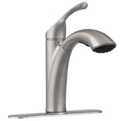 Kohler Mistos 1 Handle Pull Out Sprayer Kitchen Faucet Stainless