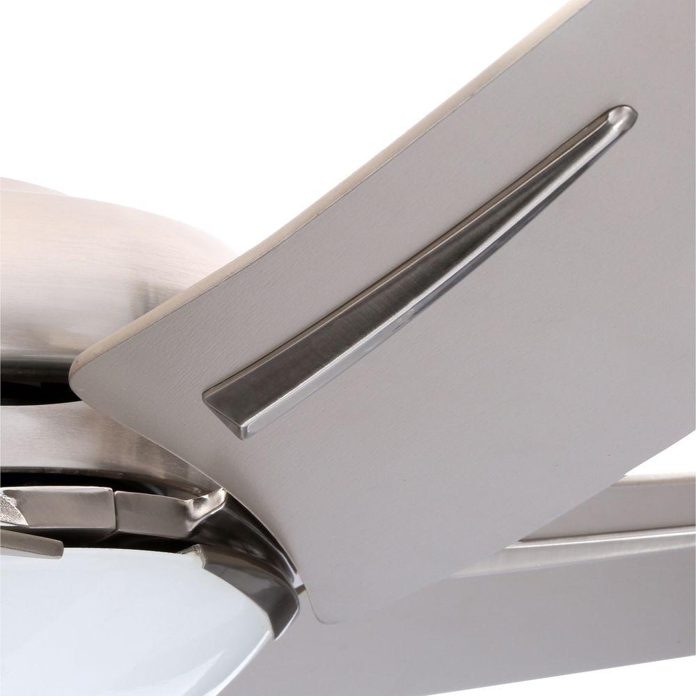 Hampton Bay Sidewinder 54 In Ceiling Fan Brushed Nickel 34889
