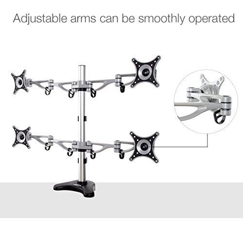 Fleximounts M16 Quad Lcd Arm Monitor Stand Desk Mounts For 10 24 Fleximounts M16 Quad Lcd Arm Monitor Stand Desk Mounts For 10 24