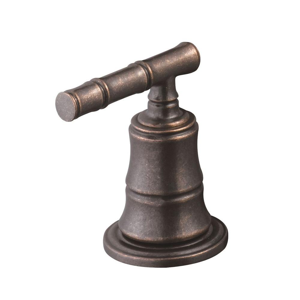 Pegasus Bamboo 8 Widespread 2 Handle Low Arc Bath Faucet