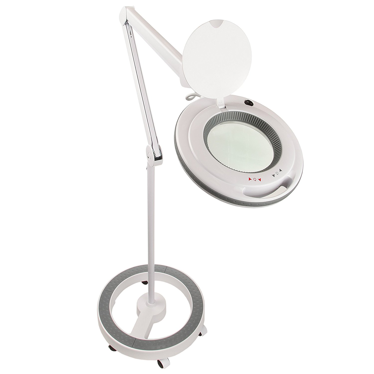 Brightech Ltvprb W Lightview Pro Dimmable Led Magnifier Floor Lamp Brightech Ltvprb W Lightview Pro Dimmable Led Magnifier Floor Lamp White