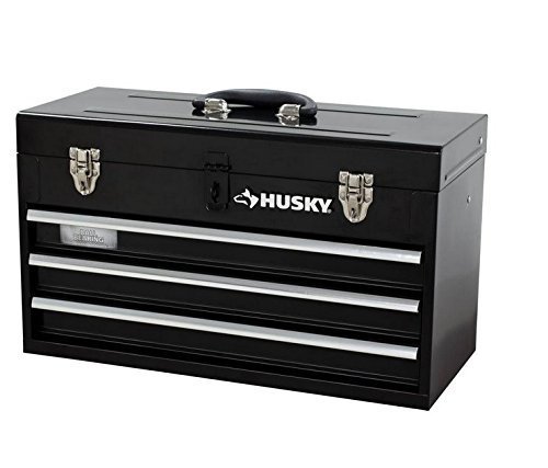 Husky 3 Drawer Portable Tool Chest With Tray Tb 303b Check
