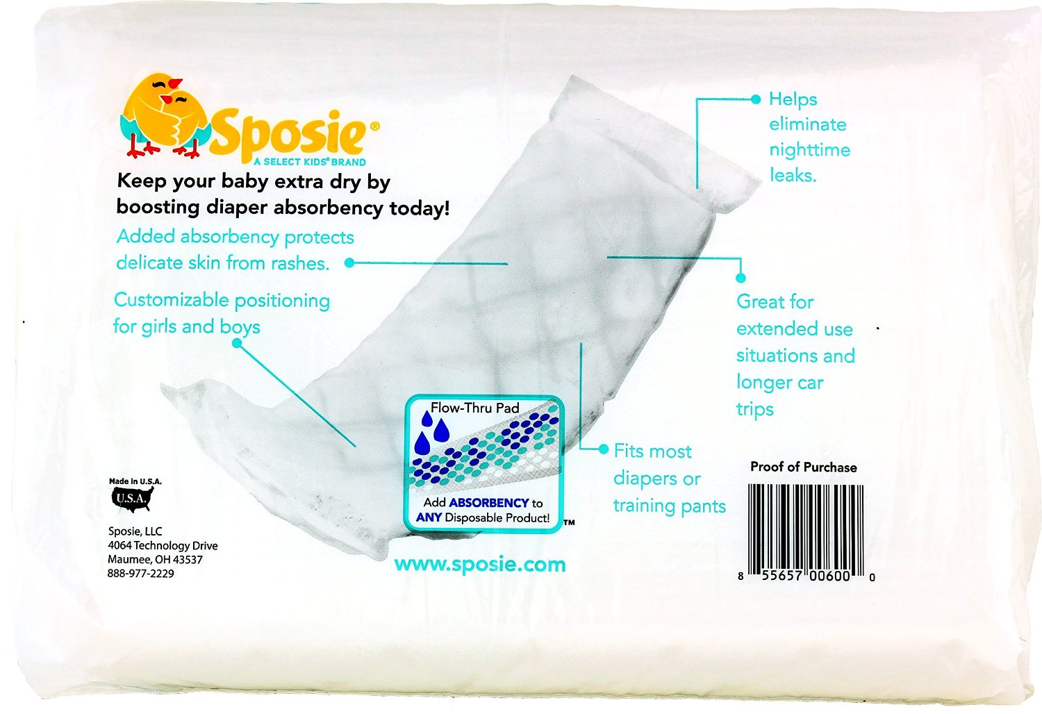 sposie booster pads diaper doubler