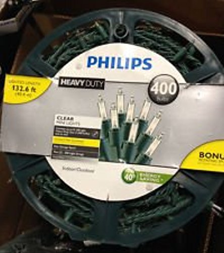 Philips Heavy Duty Mini String Lights- Clear - 400 CT - Check Back Soon - BLINQ