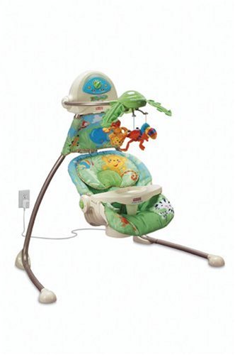 fisher price swing green