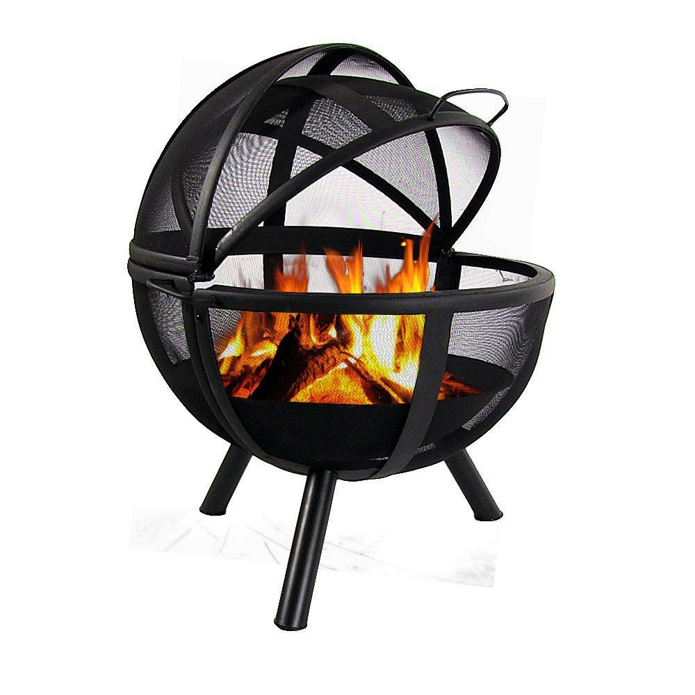 Sunnydaze Flaming Ball Fire Pit 29 Inch Diameter Sphere Check Sunnydaze Flaming Ball Fire Pit 29 Inch Diameter Sphere