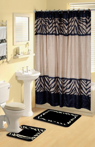 Home Dynamix Boutique Deluxe Shower Curtain And Bath Rug Set Bou Deluxe Shower Curtain And Bath Rug Set