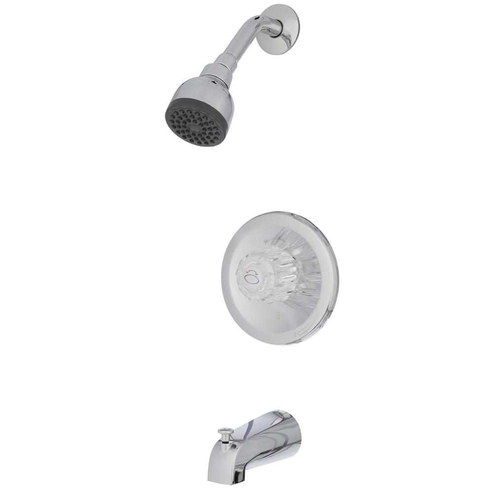Glacier Bay Aragon Handle Spray Tub Shower Faucet Chrome 874 0101 Check Back Soon