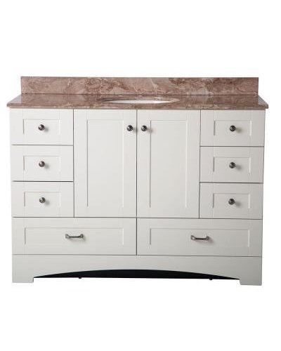 St Paul 48 Manchester Vanity With Stone Effects In Mayan Ivory St Paul 48 Manchester Vanity With Stone Effects In Mayan