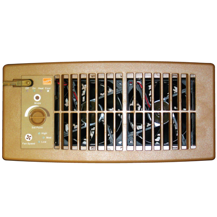 Suncourt Flush Fit Register Booster Fan Brown Hc500 B Check