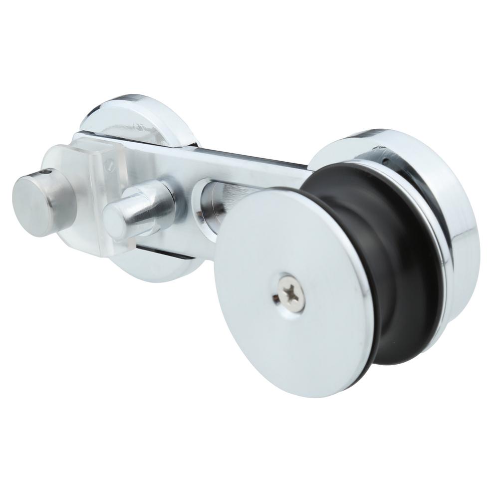 Delta 60 Contemporary Sliding Bathtub Door Track Assembly Kit Chrome