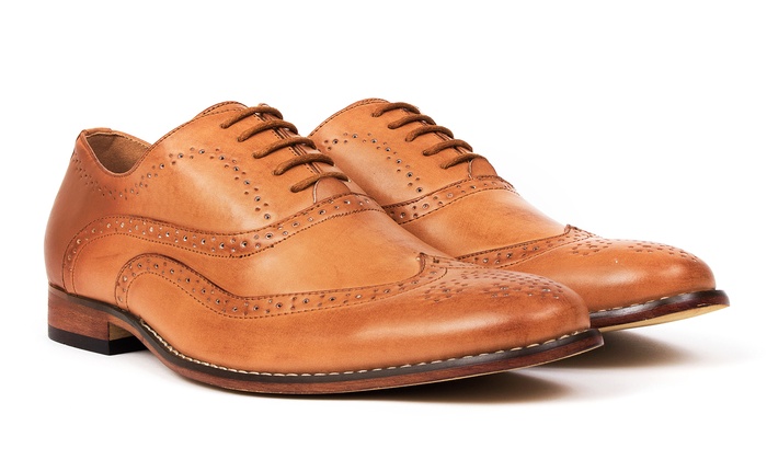 Wing Tip Styled Men Shoes Wing Tip Styled Men Shoes