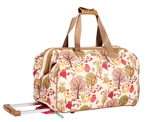 lily bloom wheeled duffel bag
