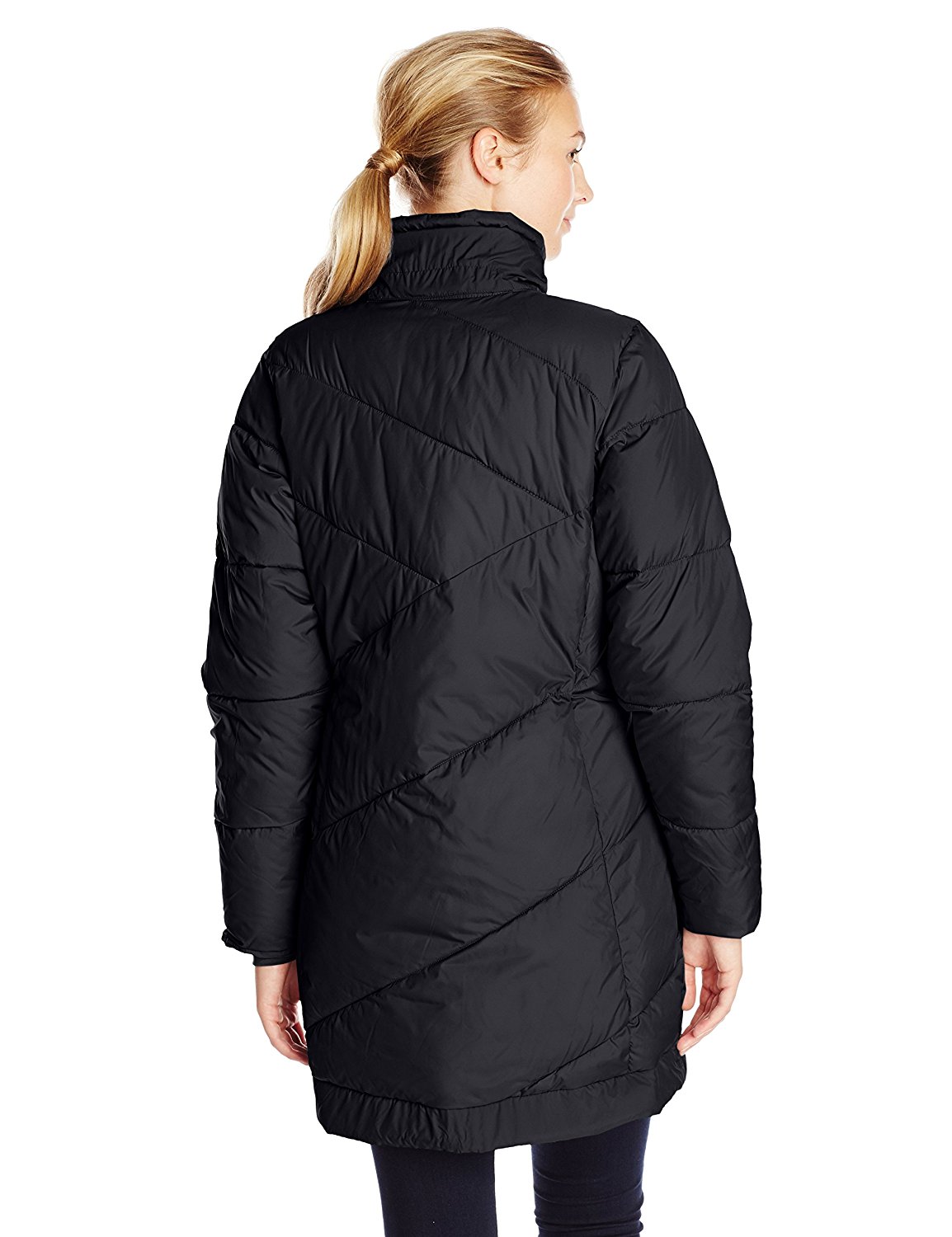 columbia women's snow eclipse mid jacket black