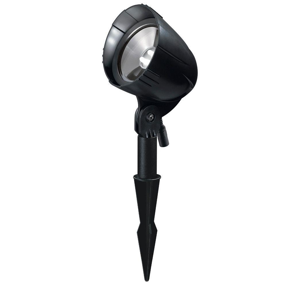 Hampton Bay Black Solar Spot Light With Remote Panel 3 Pack 93718 Check Back Soon