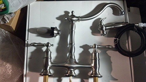 Glacier Bay Lyndhurst 2 Handle Kitchen Faucet Nickel Check