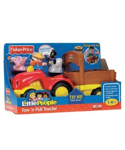 fisher price tow and pull tractor