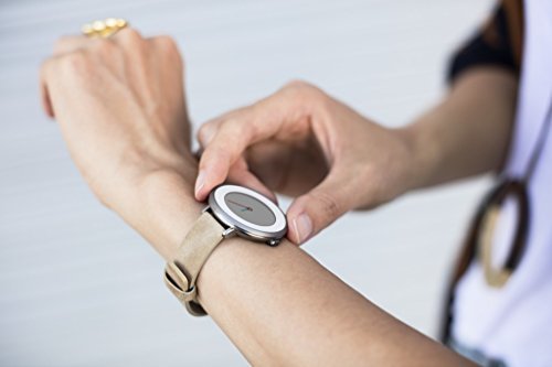 pebble time round silver