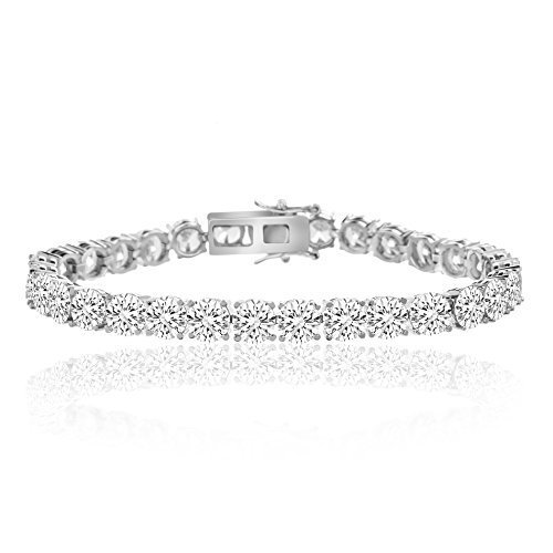 Swarovski Angelique Paris 42 00 Cttw Crystals Tennis Bracelet Swarovski Angelique Paris 42 00 Cttw Crystals Tennis Bracelet Silver