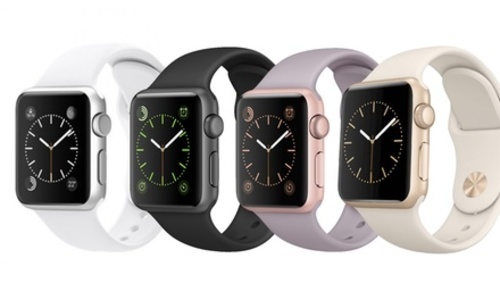 apple watch series 2 42mm gold aluminum case with midnight blue sport band