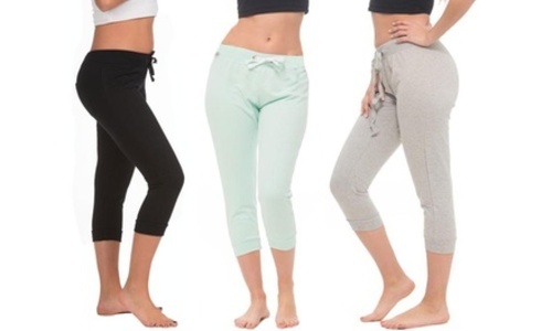 ladies capri joggers