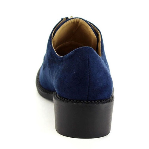 navy chunky loafers