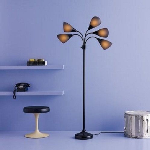 Room Essentials 5 Head Floor Lamp Black Check Back Soon Blinq