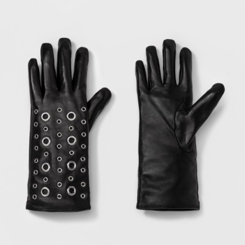 Womens leather tech touch gloves Clearance